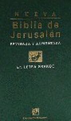 Nueva Biblia de Jerusal&eacute;n: en letra gran