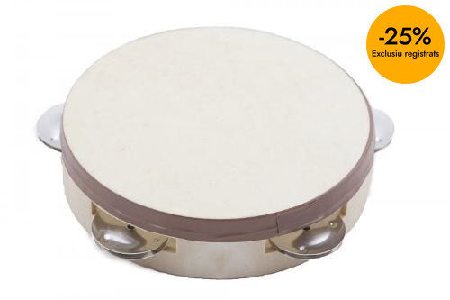 Pandereta Joan Albareda Piel natural 150 mm