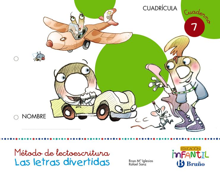 Letras Divertidas 7 Cuadrcula Infantil