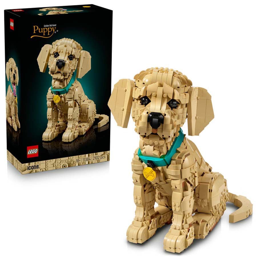 LEGO&reg; Icons Golden Retriever Puppy 11384