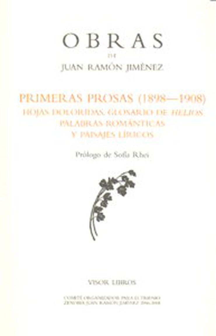 Primeras prosas 1898-1908 obras de J.R Jiménez 26