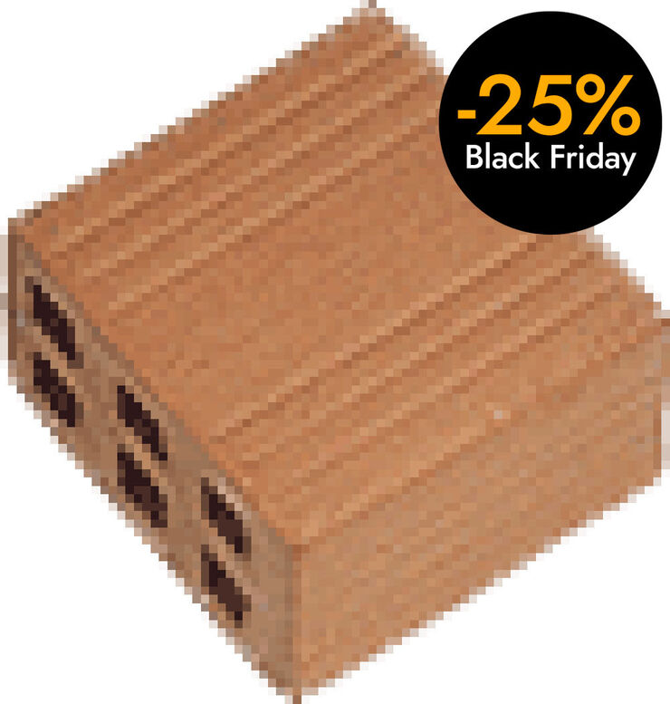 Ladrillo para maquetas Domus Kits (1:10) 1/2 doble 25u