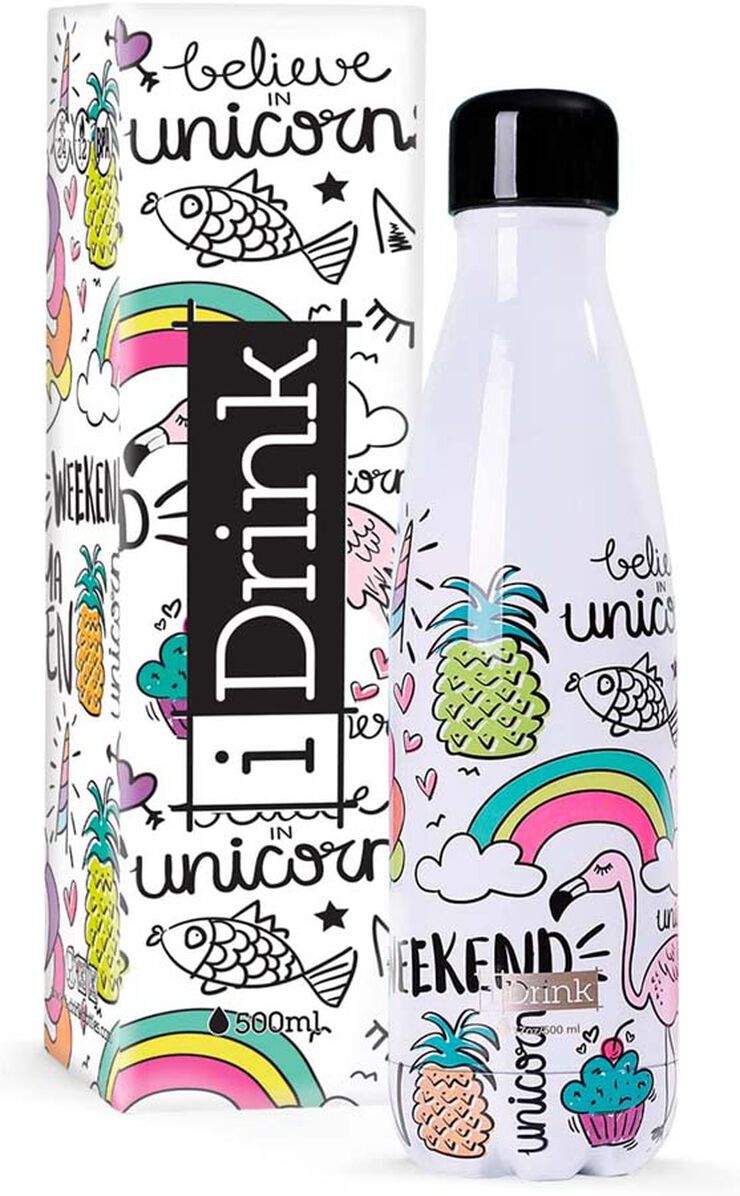 Botella iDrink 500ml Unicornio