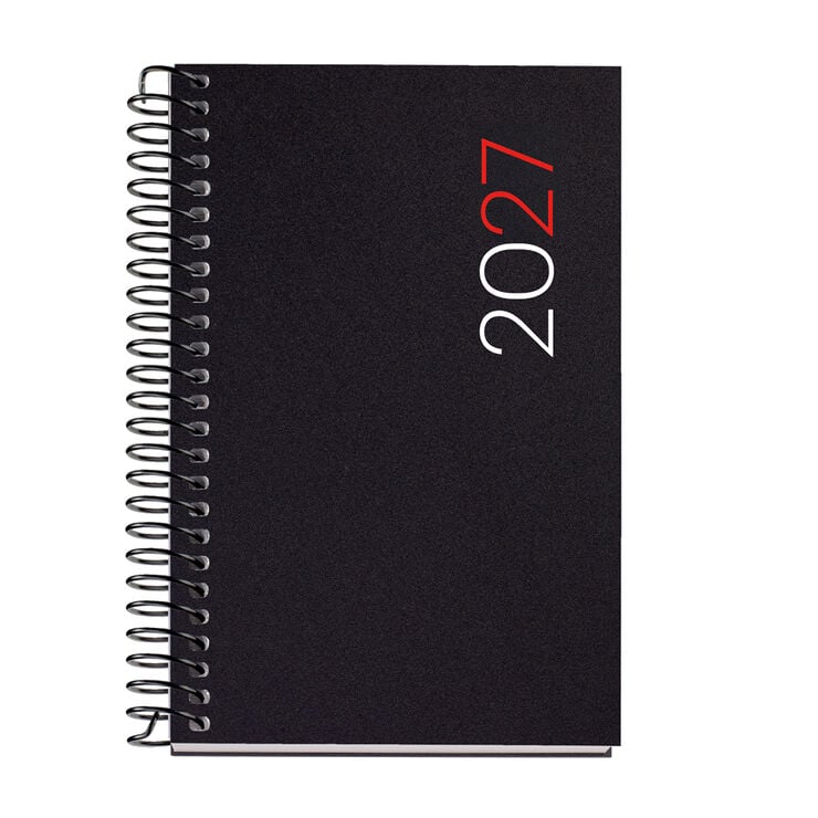 Agenda Miquelrius Espiral Caddy Semana Vista Catal&aacute;n 2027 City Negro