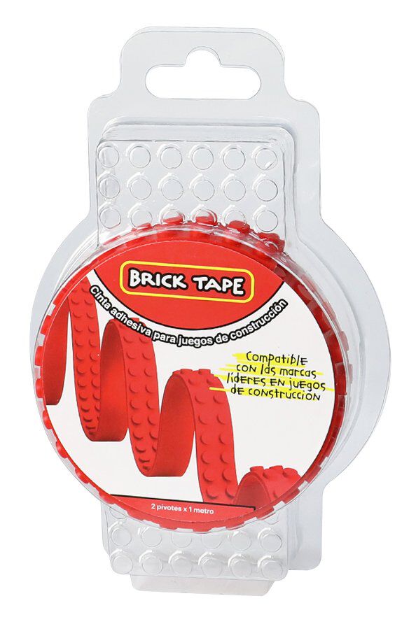 Brick Tape basic 2 pivotes 1000mm Rojo