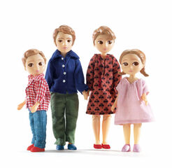 Mu&ntilde;ecos articulados Djeco Familia Thomas