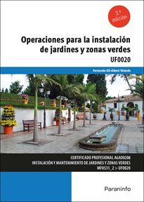 Operaciones para la instalaci&oacute;n de jardines y zonas verdes