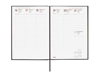 Agenda Finocam Porto Y10 sem/vista vertical cat 2026 negro