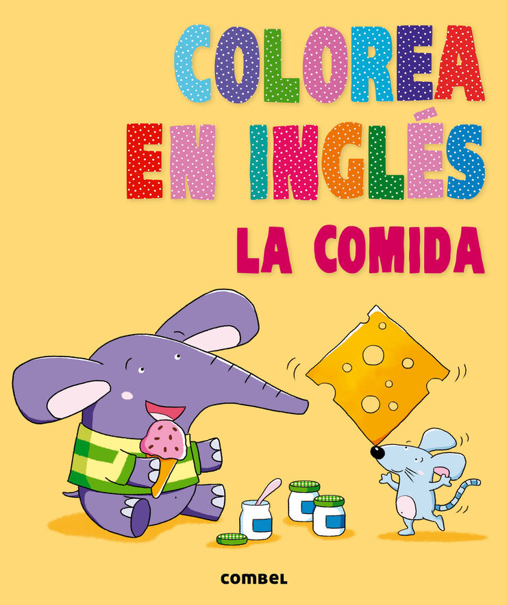 Colorea en inglés. La comida