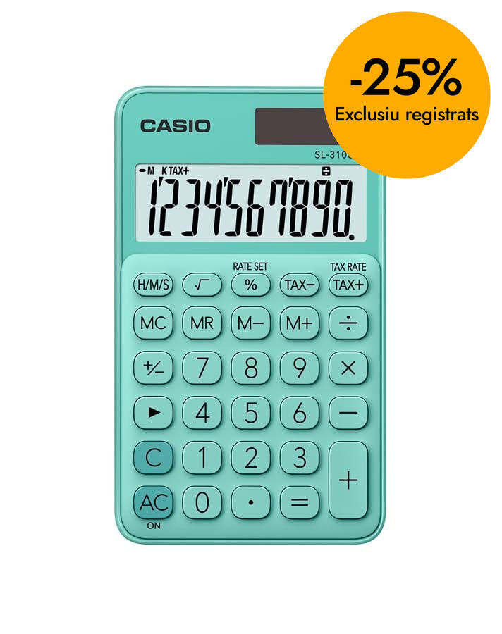 Calculadora Casio SL-310UC verd