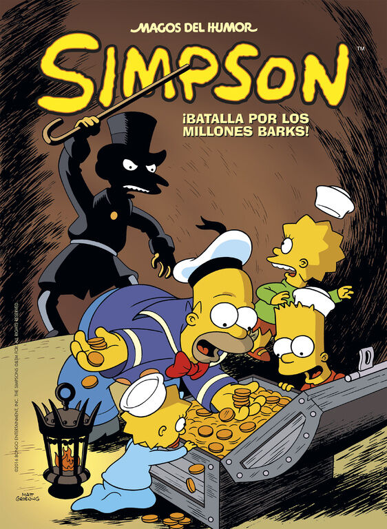 &iexcl;Batalla por los millones Barks! (Magos del Humor Simpson 50)