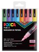 Marcadores Posca PC-3M glitter 8 colores