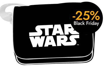 Logo Sw Bolso Blanco Y Negro Bandolera