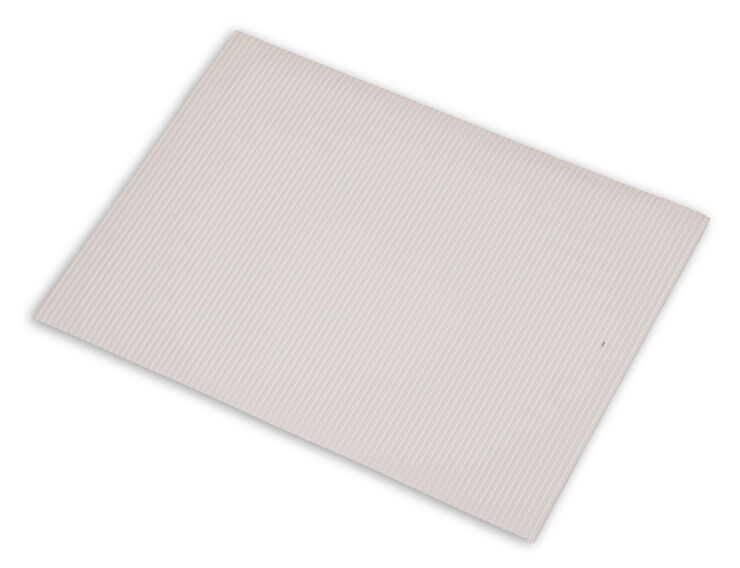 Cartón ondulado Sadipal 50x65cm blanco