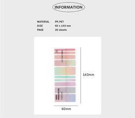 Marcadors adhesius Iconic &iacute;ndex Spring