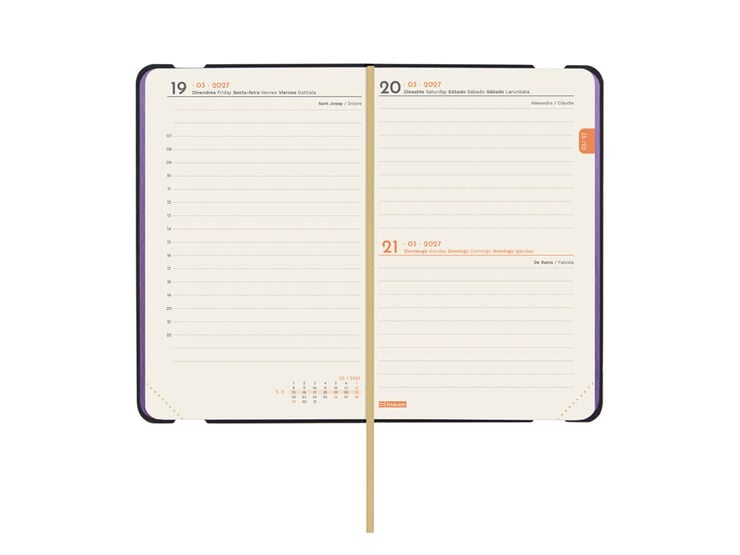 Agenda Finocam Joy Dia P&agrave;gina 2027 Catal&agrave; Fiona