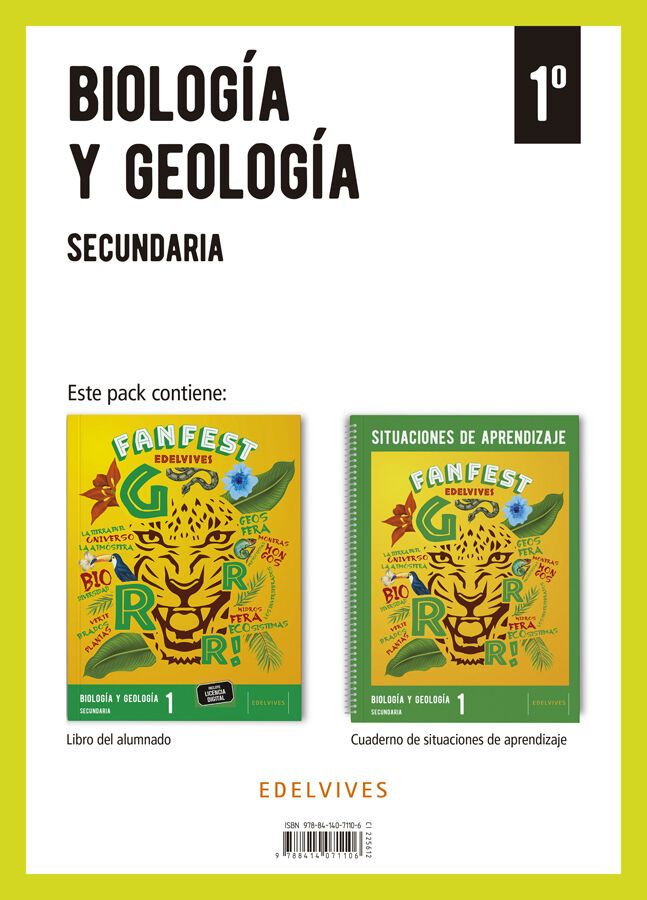 Proyecto: FanFest. Biolog&iacute;a y Geolog&iacute;a 1 Secundaria. Libro del alumnado + Cuaderno