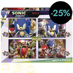 Puzle 50-80-100-150 piezas Sonic Neon