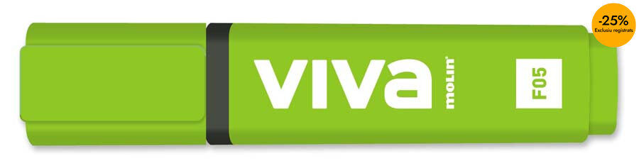 Marcador fluor Molin Viva verde