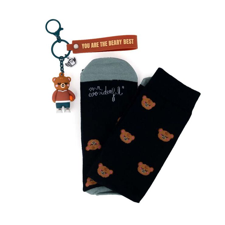 Kit Mr. Wonderful Calcetines + Llavero Beary Best