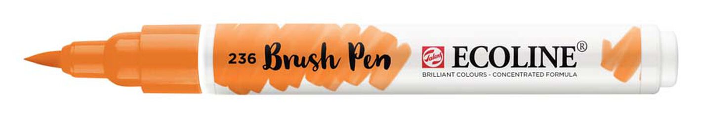 Rotulador Ecoline Brush Pen anaranjado claro 236