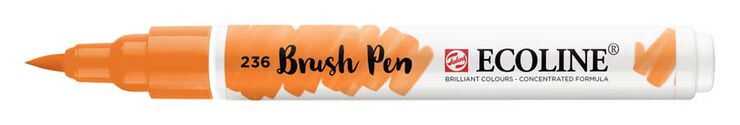 Rotulador Ecoline Brush Pen anaranjado claro 236
