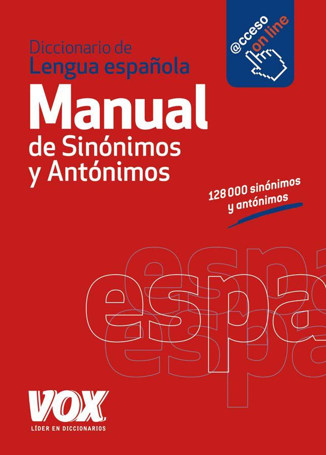 VOX Dicc.Manual Sin&oacute;nimos y Ant&oacute;nimos Vox 9788499741475
