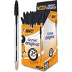 Bolígraf BIC Cristal Negre 50 unitats