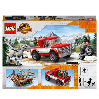 LEGO® Jurassic World Captura dels velocirraptors Blue i Beta 76946