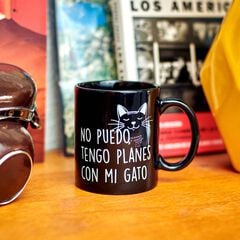 Taza ''No puedo planas con mi gato''
