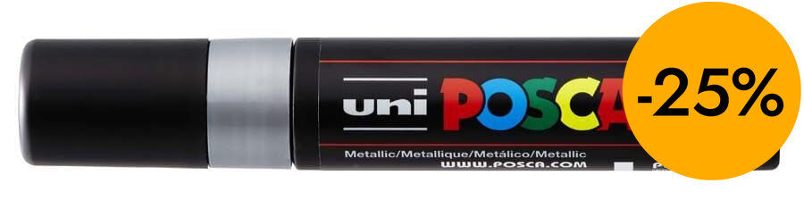 Retolador Posca PC-17K 15mm plata