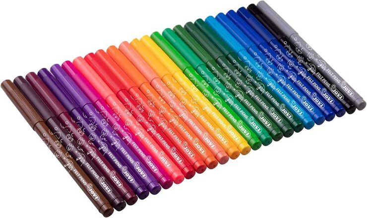 Retoladors de colors Jovi 24u