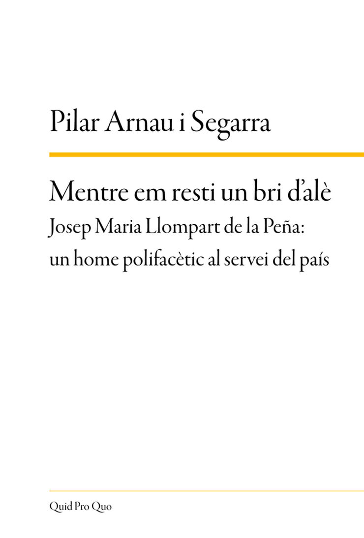 Mentre em resti un bri d'alè