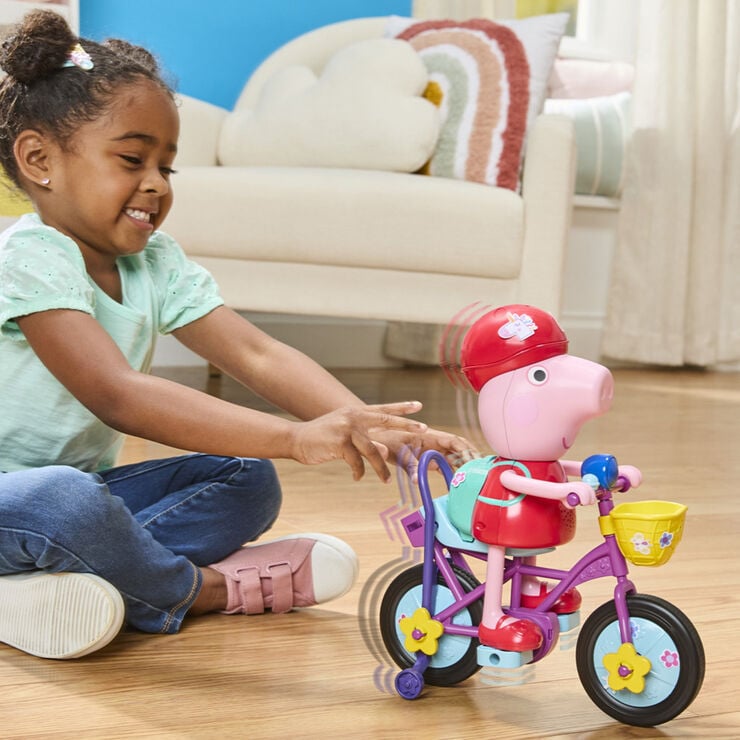 Peppa Pig con Bicicleta