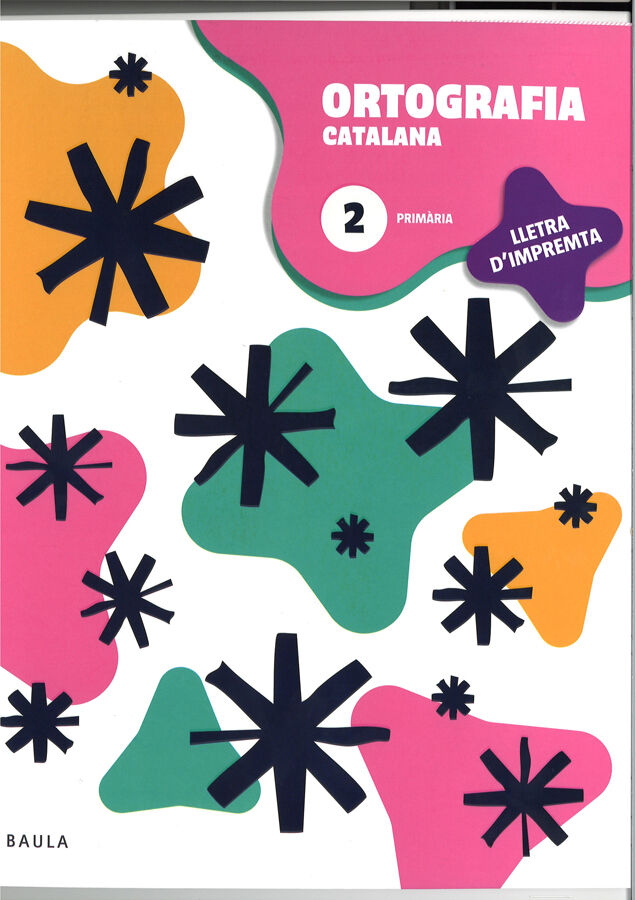 Quadern d'Ortografia catalana 2 Prim&agrave;ria Lletra d'impremta