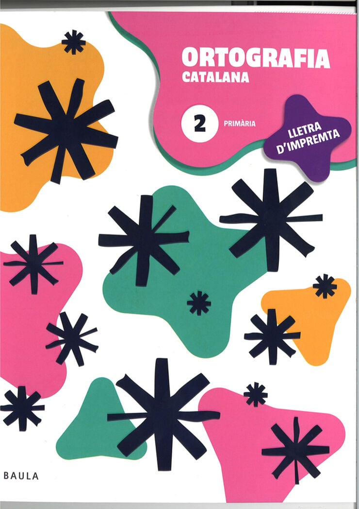 Quadern d'Ortografia catalana 2 Prim&agrave;ria Lletra d'impremta