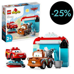 LEGO® Duplo Disney i Pixar Cars Autorentat amb Rayo McQueen i Mate 10996