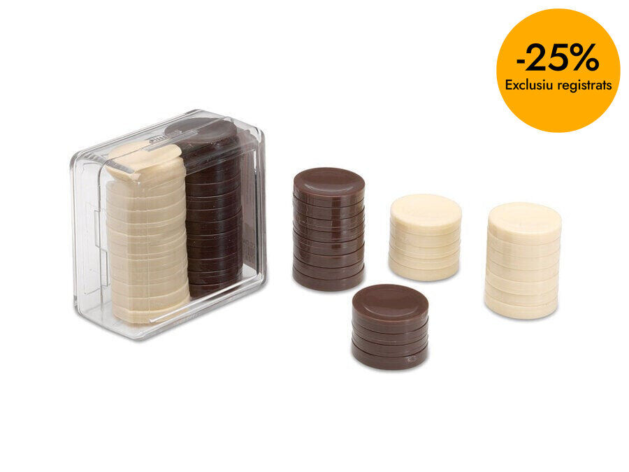 Damas fichas de pl&aacute;stico