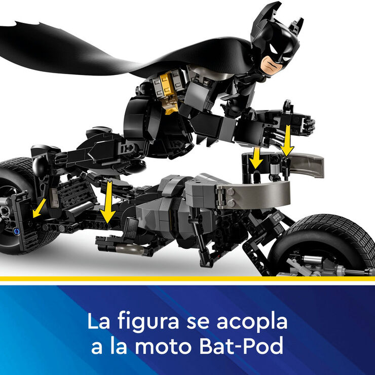 LEGO® Super Heroes Figura para Construir: Batman™ y Moto Bat-Pod 76273