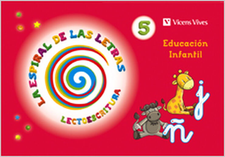 Lectoescritura 5 Espiral De Letras Infantil 5 Años