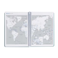 Agenda Escolar Miquel Rius Espiral Plus set/vista catal&agrave; 2026-2027 Basic verd