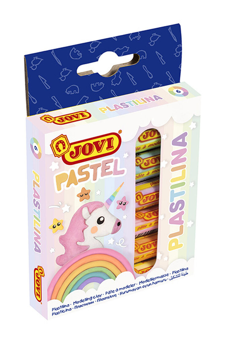 Plastilina Jovi Pastel 15g 6 colores - Abacus Online