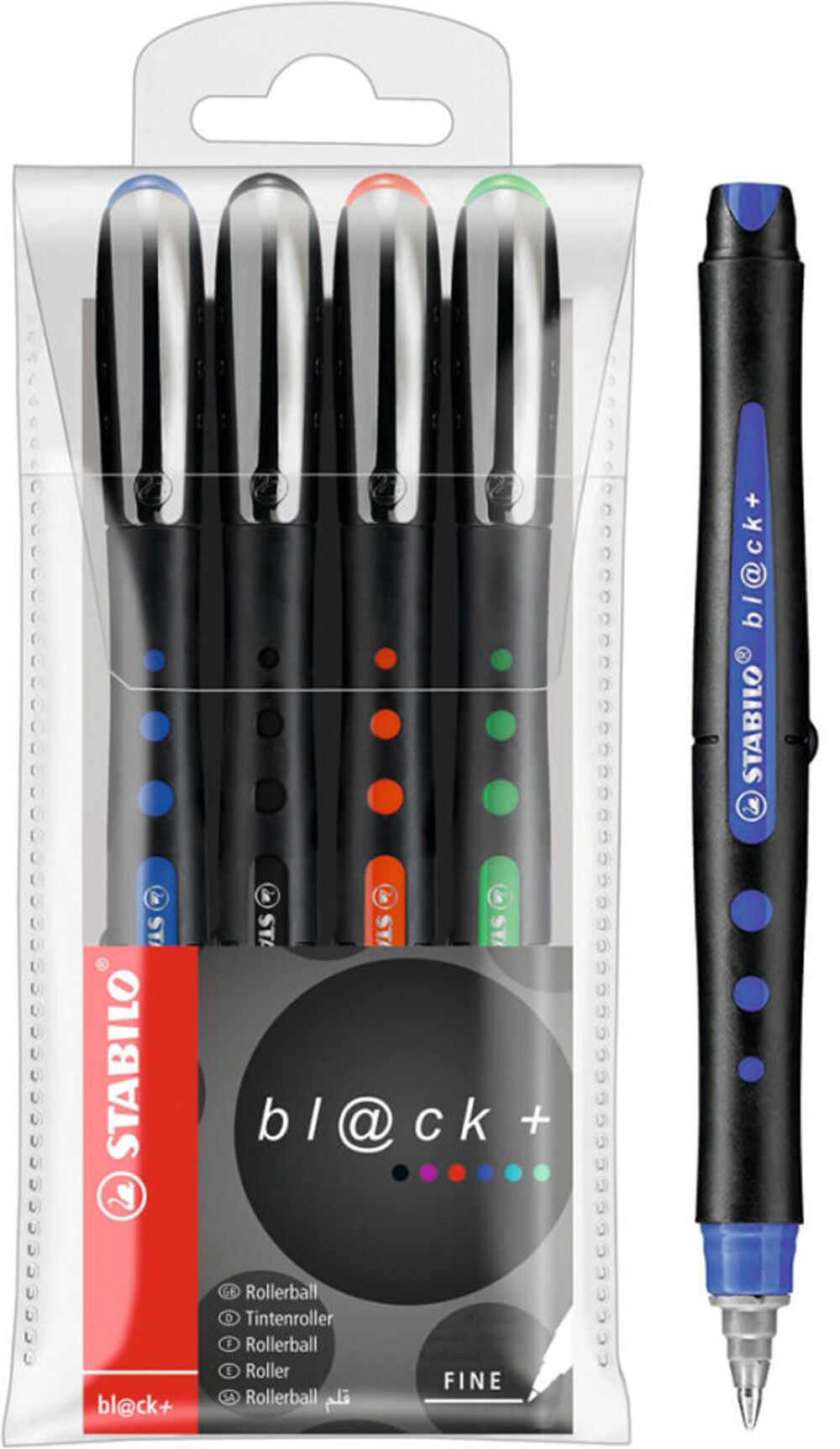 STABILO BLACK 4 COLORES