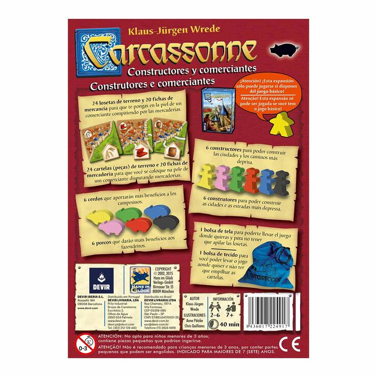 Carcassonne Construcciones y Comerciantes