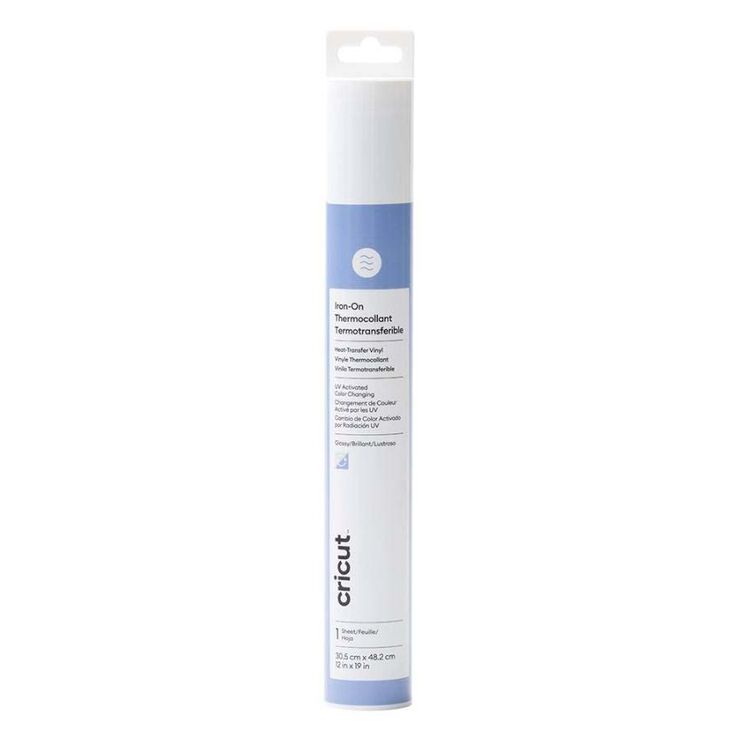 Iron-on canvi UV blau 30x61cm
