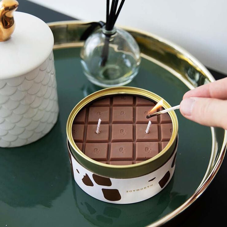 Vela aromática CandleHand Chocolate Bar