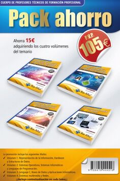 Pack ahorro - Oposiciones Cuerpo de Profesores de Ense&ntilde;anza Secundaria. Sistemas y aplicaciones inform&aacute;ticas (F.P.).