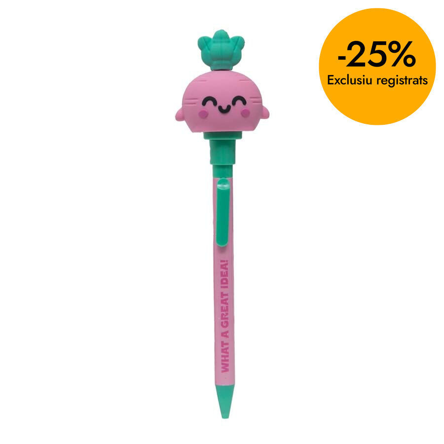 Bol&iacute;grafo Mr. Wonderful Remolacha What a great idea