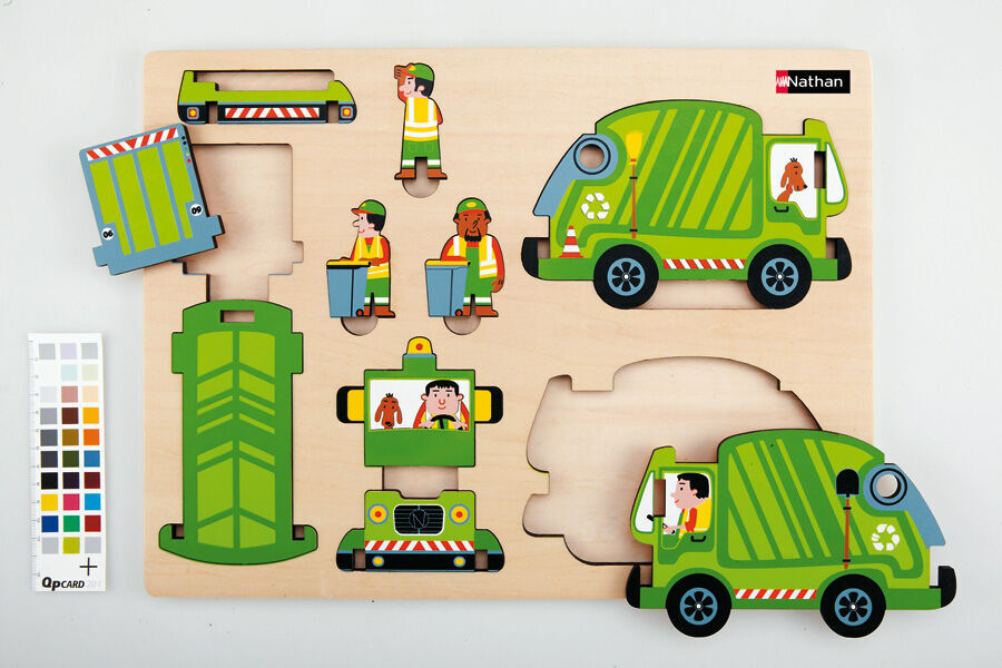 Encaje El cami&oacute;n de basura