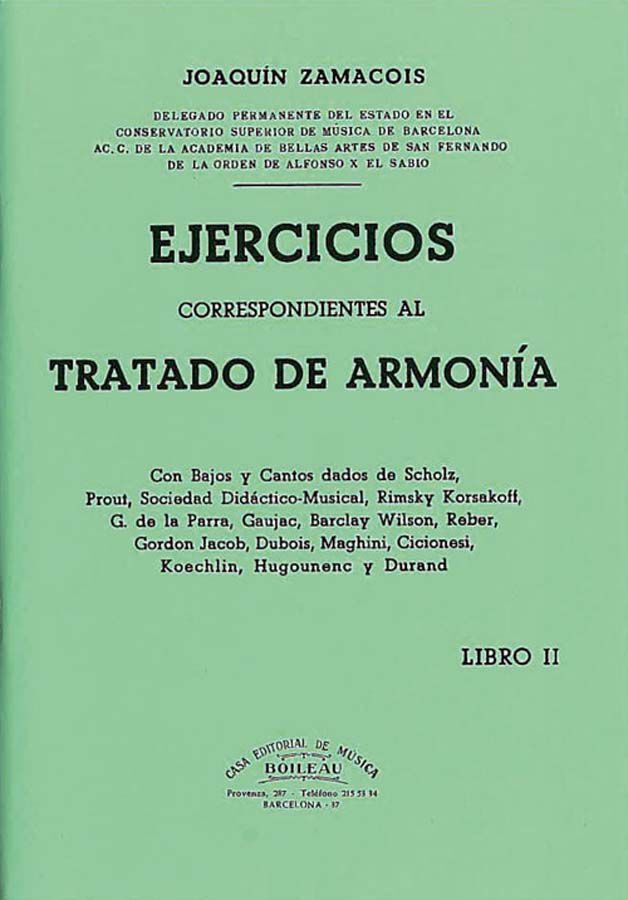 Ejercicios Armon&iacute;a Vol.II 9788480207171